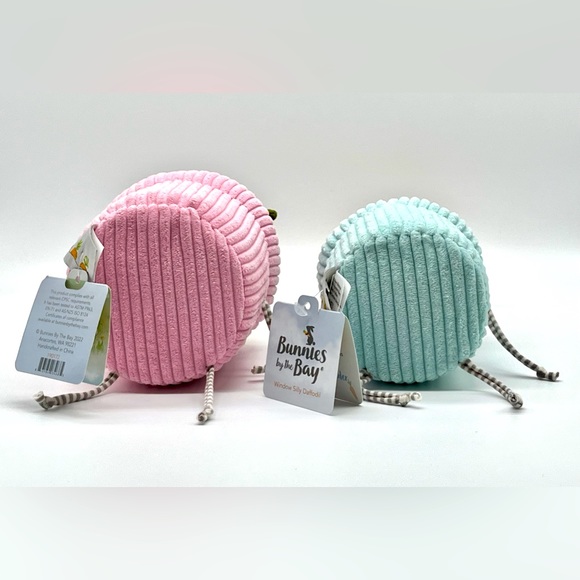 NWT Bunnies By the Bay Window Sill Ulip (Pink) and Window Silly Daffodil (Blue) - Picture 3 of 8